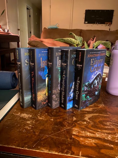 ive never been so excited! just got the ful hardcover set delivered :)) Lockwood And Co Books, Lockwood And Co, Book Set, So Excited, Collage, Books, Pins