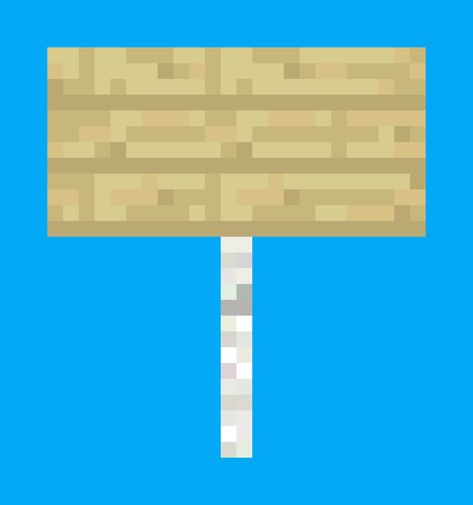 Minecraft Sign, Blue Is My Favorite Color, Drawing Application, Pixel Drawing, My Favorite Color, Download App, In The Woods, White Oak, Favorite Color