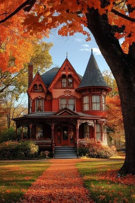 Eerie, Elegant & Mysterious | Facebook Victorian Home, Victorian House, Harvest Time, Unique Architecture, The Meadows, Fall Harvest, Victorian Homes, Pennsylvania, Architecture