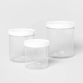 Brightroom : Kitchen Storage & Organization : Target Baking Storage, Laundry Pods, Kitchen Canister Set, Plastic Canisters, Clear Storage, Clutter Organization, Storage Canisters, Kitchen Canisters, Pantry Storage