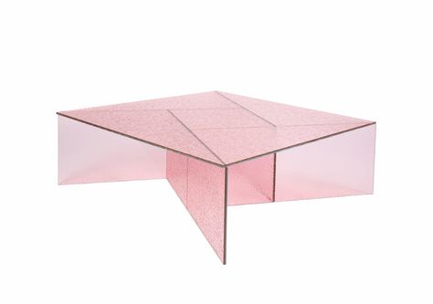 Pink Glass Coffee Table, Square Glass Coffee Table, Big Coffee Table, Big Coffee, Coffee And Cocktail Tables, German Design, Coffee Table Vintage, Post Modern, Centre Pieces