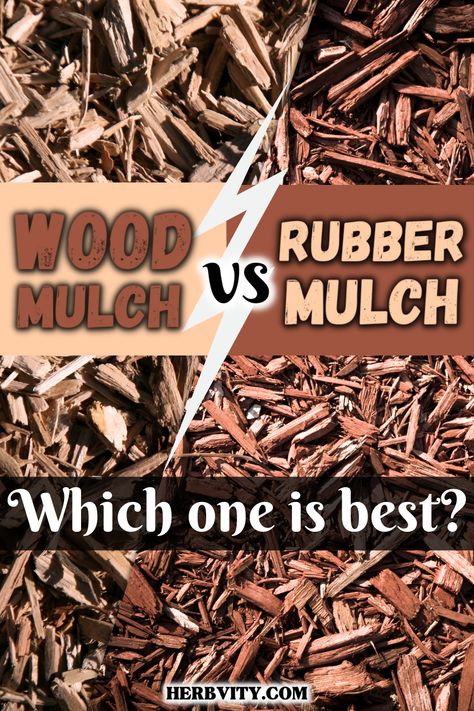 Whether you’re looking for organic mulch or inorganic mulch to help strengthen your yard, there are many alternatives to consider. In this article, we’re going to compare two of the most popular types: wood mulch vs rubber mulch. You’ll learn about their benefits, drawbacks and the best ways to use them around your home or business! Mulch Decorating Ideas, Mulch Ideas Front Yard, Mulch Substitute Ideas, Brown Rubber Mulch Landscaping, Rubber Mulch Fire Pit Area, What Color Mulch Should I Use, Wood Mulch Landscaping, Mulch And Gravel Landscaping, Mulch Colors Curb Appeal