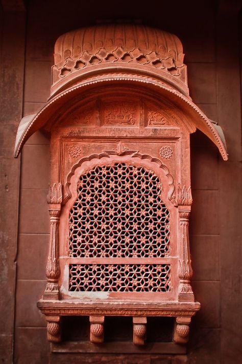 Jaipur Architecture Motifs, Rajasthan Jharokha, Stree2 Song, Rajasthani Window, Styrofoam Art, Mural Art Design, Indian Temple Architecture, Education Poster Design, Mughal Art Paintings