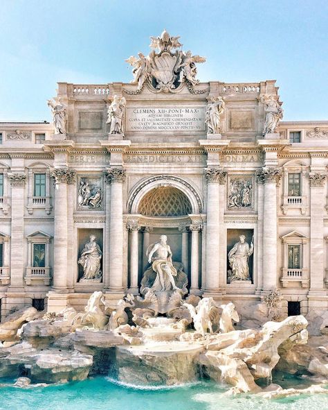 Trevi Fountain, Rome, Italy:) Tartarian Empire, Vatican Rome, Landmark Hotel, Trevi Fountain, Facades, Rome Italy, Barcelona Cathedral, Rome, Louvre