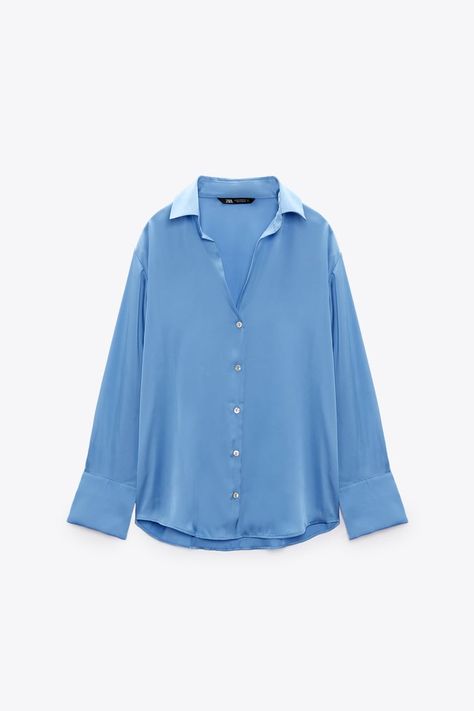 Oversized Poplin Shirt, Oversized Striped Shirt, Oversized Denim Shirt, Flowing Blouse, Classic White Shirt, Tied Shirt, Zara Blouse, Leather Shirt, Satin Shirt