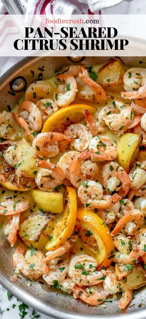 Citrus Sauce, Shrimp Pasta Recipes Easy, Citrus Shrimp, Recipe Shrimp, Fresh Shrimp, Citrus Recipes, Grilled Shrimp Recipes, Shrimp Recipes Healthy, Shrimp Recipes For Dinner