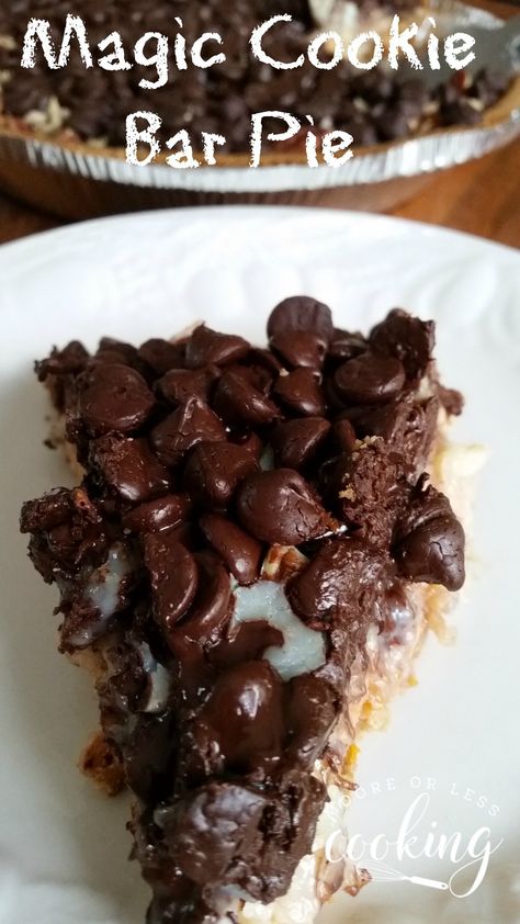 Magic Cookie Bar, Nutella Bar, Homemade Pie Recipes, Magic Cookie Bars, Cookie Bar, Perfect Pies, Chocolate Pies, Incredible Recipes, Homemade Pie