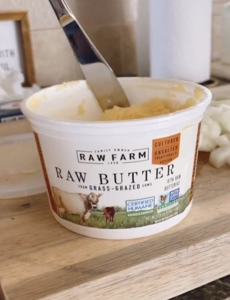 RAW BUTTER TUBS 101: SHELF LIFE, STORAGE, USES, AND MORE https://rawfarmusa.com/blog/raw-butter-tubs-101-shelf-life-storage-uses-and-more Farm Stead, Raw Dairy, Milk Products, Customizable Labels, Animal Based, Organic Snacks, Whole Food Diet, Healthy Groceries, Health Nut