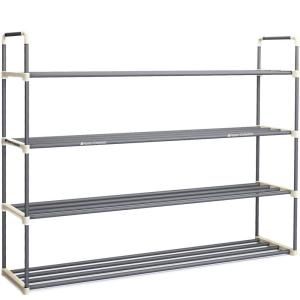 Home-Complete Shoe Rack is the perfect organizational product for any living space. Durable and long-lasting storage solution and convenient to handle. Easy Closet Storage, Diy Shoe Rack Ideas, Shoe Rack Ideas, 4 Tier Shoe Rack, Plastic Shoe Rack, Modern Shoe Rack, Shoe Rack Organizer, Diy Shoe Rack, Shoe Rack Closet