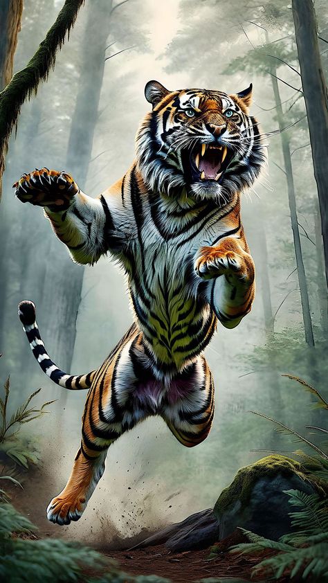 Jungle Iphone Wallpaper, Photo To Cartoon Photoshop, Big Cat Species, Tiger Artwork, Iphone Wallpaper Hd, Tiger Wallpaper, Qhd Wallpaper, Tiger Pictures, Big Cats Art