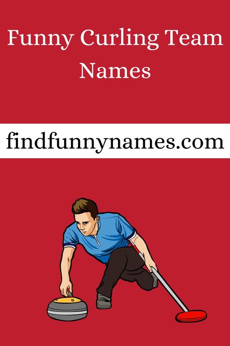 Get ready to laugh out loud with these hilarious and creative team names that will make your curling experience even more entertaining! Whether you're a seasoned curler or just getting started, these names are guaranteed to bring smiles to everyone's faces. So, gather your teammates, put on your game face, and get ready to sweep the competition away with these #FunnyCurlingTeamNames. Let the puns and laughter begin! #CurlingHumor #TeamNameIdeas #CurlingComedy Curling Game, Game Face, Family Fun Games, Funny Names, Team Names, Out Loud, Fun Games, Puns, Family Fun