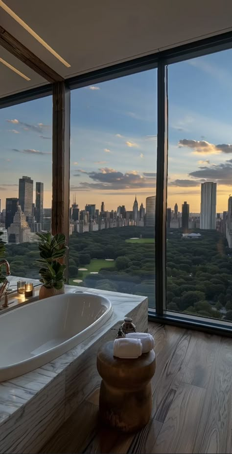 Nyc Penthouse Luxury Bedroom, Beautiful New York Apartments, Condo Vision Board, Cool Penthouse, Singapore Apartment Aesthetic, Japan Aesthetic Apartment, Dream Cozy House, Chicago Luxury Apartments, Luxury Condo Aesthetic