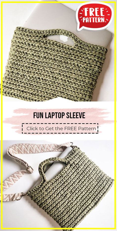 crochet Fun Laptop Sleeve free pattern - FREE Crochet Fun Laptop Sleeve Pattern for Beginners. Click to Get the Pattern #Sleeve #crochet #crochetpattern
 via @shareapattern.com Crochet Tablet Stand Free Pattern, Crochet Computer Sleeve Pattern, Crochet Laptop Bag Pattern Free, Crochet Laptop Cover Pattern Free, Laptop Case Crochet Pattern, Crochet Ipad Sleeve Free Pattern, Crochet Laptop Sleeve Pattern, Computer Cover Crochet, Crochet Computer Accessories