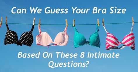 Can We Guess Your Bra Size In These 8 Intimate Questions? B Cup Example, Things To Learn When Bored, Mermaid Quizzes, Cup Size Chart, Starbucks Cup Sizes, Breast Sizes Chart, How Old Am I, Fun Online Quizzes, Intimate Questions