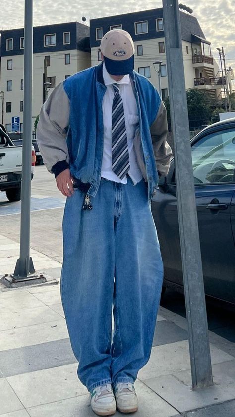 Baggy Jeans Outfit Formal, Baggy Dress Shirt Outfit Men, Blue Baggy Jeans Men’s Outfit, Baggy Shirt Outfit Men, Baggy Jeans Outfit 90s Men, Baggy Denim Jeans Outfit, Baggy Jeans Outfit Men, Baggy Wear, Denim Jeans Outfit Men