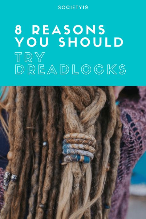 8 Reasons You Should Try Dreadlocks Partial Dreadlocks White Women, Diy Dreads Tutorials, Womens Dreads, How To Dreadlock Hair, Older Woman Dreadlocks, Partial Dreads Placement, Types Of Dreadlocks, Loose Dreads, Short Hair Dreadlocks