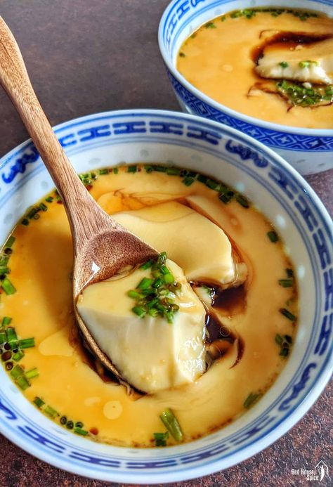 Chinese Eggs Recipe, Chinese Steam Egg Recipe, Chinese Steamed Egg Custard, Authentic Chinese Recipes Vegetarian, Japanese Steamed Egg, Steam Eggs Chinese, Best Eggs Recipe, Steamed Egg Recipe, Soft Egg Recipes