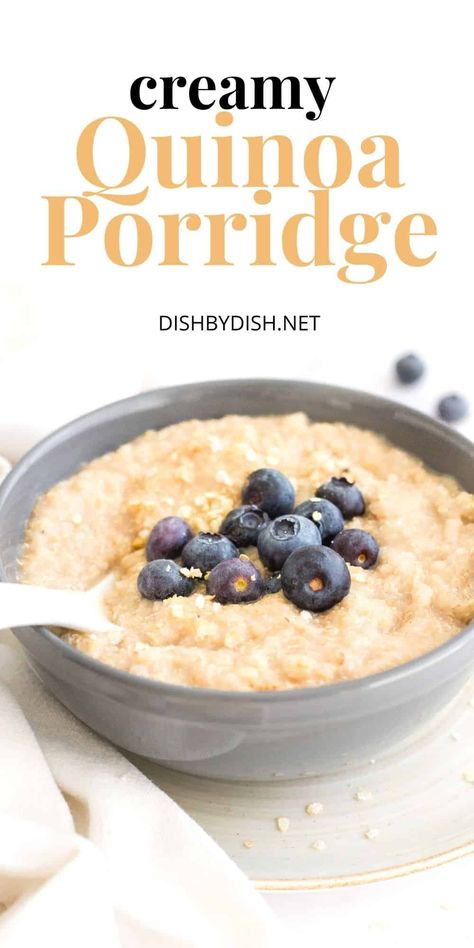 Quinoa Flakes Recipes, Creamy Quinoa, Vegan Porridge, Gluten Free Porridge, Oat Porridge, Quinoa Oatmeal, Quinoa Recipes Breakfast, Quinoa Flakes, Flake Recipes