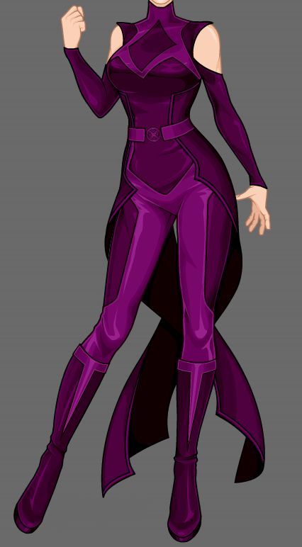 Purple Superhero Suit, Villain Suit, Purple Superhero, Cat Noir Adrien, Superhero Outfits Design, Heroes And Villains Costumes, Superhero Costumes Female, Superhero Suits, Marvel Costumes