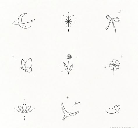 Cute 2 Inch Tattoos, Simple Elegant Drawings, Meaningful Line Tattoo, Claire Everywhere Tattoo, Mini White Tattoos, Easy Tiny Tattoos, Consolation Tattoos, Fine Line Halloween Tattoo, Small White Ink Tattoo