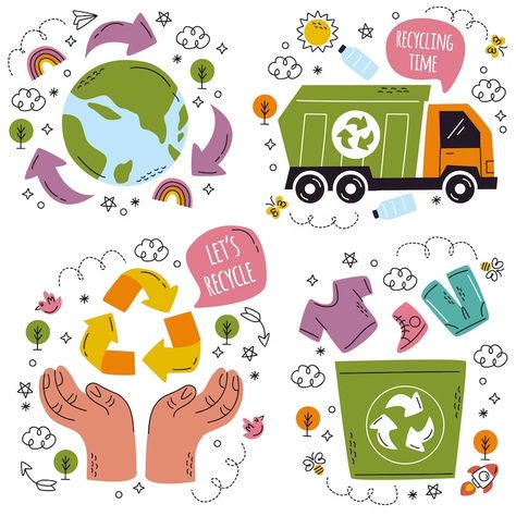 Free Vector | Doodle style circular economy stickers Economy Stickers, Vector Doodle, Doodle Vector, Doodle Frame, Doodle Style, Trends 2023, Circular Economy, Psd Icon, Vector Photo