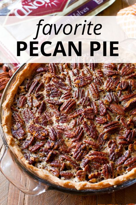 Classic and simple with a dash of cinnamon, melted butter, and vanilla. This is my favorite pecan pie recipe for obvious reasons! Best Pecan Pie Recipe, Decadent Cheesecake, Maple Pecan Pie, Easy Pecan Pie, Homemade Pie Recipes, Homemade Pecan Pie, Recipe Cheesecake, Best Pecan Pie, Pecan Pie Easy