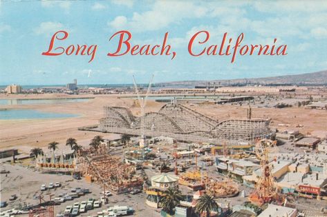 The Rise and Fall of the Long Beach Pike | Atomic Redhead Long Beach Pike, Ca History, Charlie’s Angels, Angel Images, Film Images, Roller Coasters, Long Beach California, Bridge Building, Unique Hotels