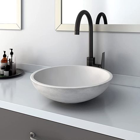 Sink On Top Of Vanity Bathroom, Bathroom Bowl Sink Ideas, Cute Small Bathroom Ideas Decor, Bathroom Bowl Sinks, Bathroom Sink Bowl, Top Mount Bathroom Sink, Bowl Sink Bathroom Vanities, Bowl Sink Bathroom, Above Counter Bathroom Sink