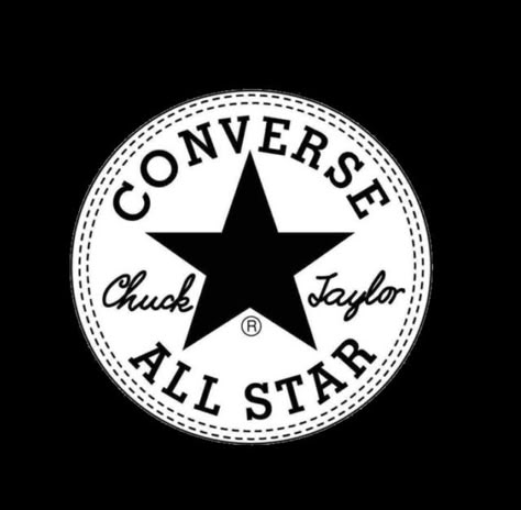 Converse Symbol, Logo All Star, Converse Wallpaper, Louis Vuitton Wallpaper, Punk Ideas, Pin Maker, Converse Design, Converse Logo, Black And White Converse