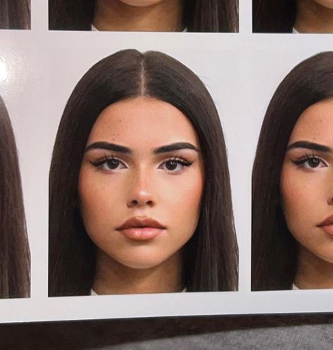 leah halton on Instagram: “Passport🖤” Grad Photos Makeup, Passport Photo Makeup, Millie Hannah, Leah Halton, Passport Pictures, Asian Nails, Hair Specialist, Passport Photo, Makeup Tut