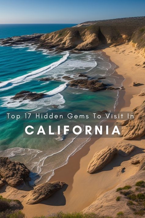 Top 17 Hidden Gems To Visit In California California Hidden Gems, Pacifica California, Crystal Cove State Park, Amazing Beaches, Visit California, Marco Polo, Make Memories, Weekend Getaway, Beach Fun