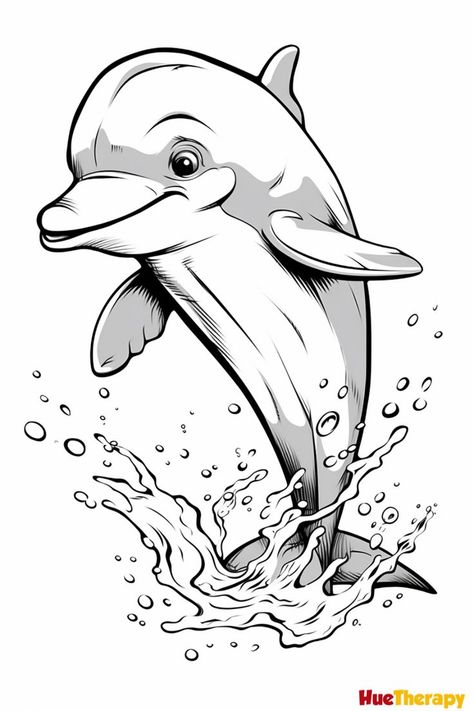 dolphin coloring pages Dolphin Drawing, Zoo Animal Coloring Pages, Cartoon Dolphin, Free Coloring Pages For Kids, Dolphin Coloring Pages, Valentine Coloring Pages, Kids Coloring Pages, Kids Animals, Pencil Sketch Images