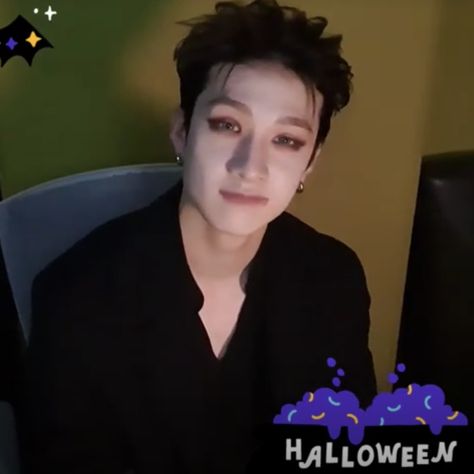 Bang Chan Holloween Bang Chan Halloween, Big Bad Wolf, Bad Wolf, Bang Chan, Kids Stuff, Stray Kids, Bangs, Halloween, Quick Saves