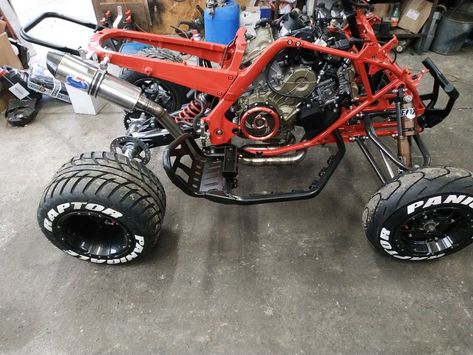 Go Kart Designs, Atv Motor, Electric Go Kart, Electric Cargo Bike, Diy Go Kart, Reverse Trike, Metal Fab, Yamaha Raptor, Bike Engine