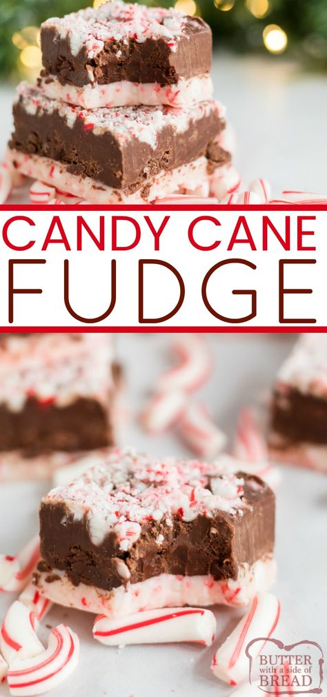 Melt Aways Candy, Candy Cane Fudge Recipe, Peppermint Swirl Fudge, Recipes With Candy Canes, Crushed Candy Cane Recipes, Crushed Peppermint Recipes, Candy Cane Desserts, Candy Cane Recipes, Fudge Peppermint