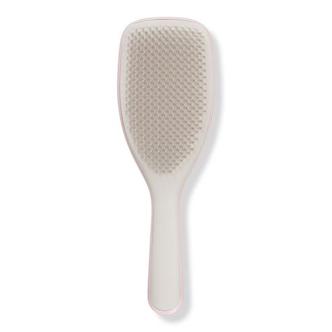 The Large Ultimate Detangler Hairbrush - Thick to Wavy Hair -  Tangle Teezer's The Large Ultimate Detangler Hairbrush has a larger surface area for detangling long, thick, and curly hair.The two-tiered teeth flex over tangles and knots, quickly and gently detangling hair with reduced breakage.    Benefits     Intelligent teeth flex over tangles rather than pulling meaning less hair breakage Quick, easy and painless detangling Hair is left smooth, shiny and tangle free Perfect for the shower, als Tangle Teezer, Hair Supplies, Makeup Needs, Pebble Grey, Hair Detangler, Hair Breakage, Frizz Free, Birthday Wishlist, Wet Hair