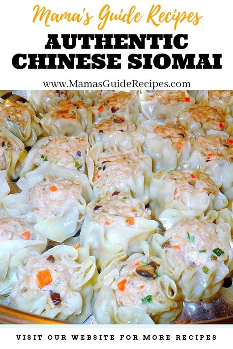 This Siomai recipe is simple and super delicious just like the siomai all Filipinos love to eat for snacks. This goes well with our Homemade  Siomai Chili Sauce Beef Siomai Recipe Filipino, Pork Siomai Recipe Filipino, Homemade Siomai, Siomai Recipe Filipino, Filipino Recipes Authentic, Pork Siomai Recipe, Siomai Recipe, Pork Siomai, Sui Mai