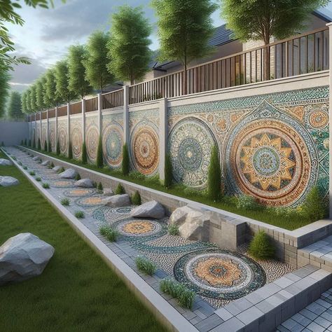 When it comes to outdoor decor and beauty, people tend to focus on landscaping and furniture. However, if you want more permanent beautifying solutions there is nothing better than outdoor mosaic art. (Link in bio ☝🏻) #outdoor #Mosaic #artwork . . . #interiordecor #homedecor #homeinteriors #homedesign #decor #interiordesign #home #homedecoration #interiorstyling #murals Outdoor Mosaic, Swimming Pool Mosaics, Mosaic Planters, Mosaic Medallion, Mosaic Tile Backsplash, Mosaic Murals, Beauty People, Mosaic Artwork, Handmade Mosaic