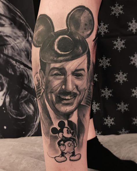 Anrijs Straume on Instagram: “HEALED Walt Disney ✨🏰” Walt Disney Tattoo, Anrijs Straume, Disney Tattoo, Disney Tattoos, Tattoo Inspo, Walt Disney, Tattoo Ideas, Healing, Tattoos