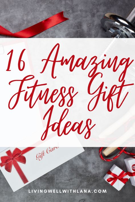 'Tis the season! Do you need a few great gift ideas for your fit friends? Here are 16 of my favorite fitness gift ideas they will love. Gym Member Appreciation Ideas, Workout Gift Basket, Fitness Gift Basket Ideas, Fitness Gifts For Women Ideas, Upper Body Workout Women, Fitness Gift Basket, Workout Friends, Tone Your Back, Fitness Gift Ideas