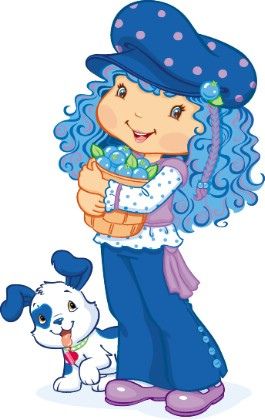 Amora Linda(Blueberry Muffin) | alessandra alves gomes | Flickr Blueberry Muffin, Strawberry Shortcake, Blue Hair, A Girl, Flowers, Hair, Blue, White