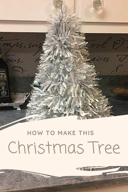 Down Sprigg Lane: Make A Christmas Tree with Tinsel and Wire Hangers Diy Tinsel Tree, Christmas Tree With Tinsel, Tree With Wire, Tree With Tinsel, Wire Hanger Crafts, Hanger Art, Activities Director, Hanger Christmas Tree, Sister Ideas