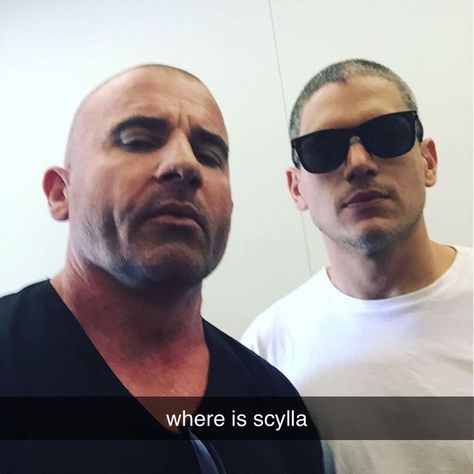 besties <3 | Prison break, Wentworth miller prison break, Prison William Fitchner, Prison Break Season 5, Prison Break 3, Broke Meme, Broken Movie, Amaury Nolasco, Lincoln Burrows, Wentworth Miller Prison Break, Mick Rory