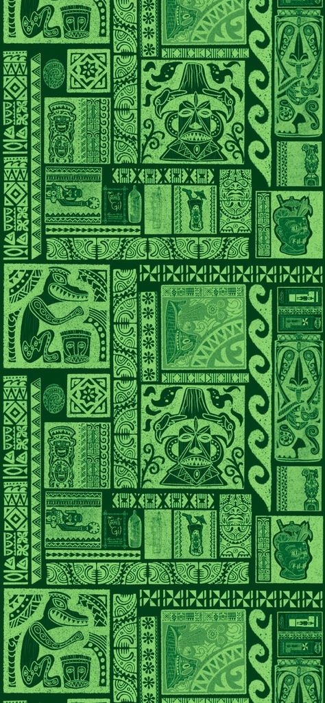 Vintage Tiki Aesthetic, Polynesian Wallpaper, Hawaiian Wallpaper Iphone, Tiki Background, Polynesian Aesthetic, Tiki Aesthetic, Tiki Illustration, Aloha Wallpaper, Tiki Wallpaper