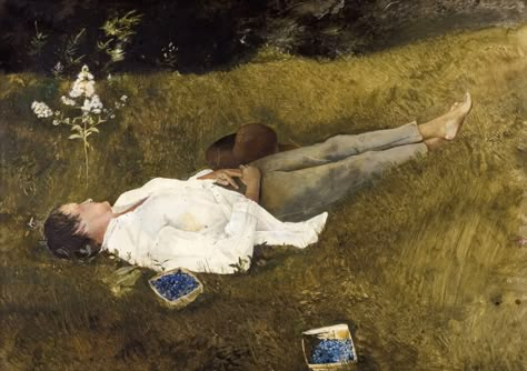 Thousands of Andrew Wyeth Paintings Have Never Been Seen by the Public—Until Now | Smart News| Smithsonian Magazine Wyeth Paintings, Andrew Wyeth Paintings, Jamie Wyeth, Sleep Study, Art Periods, Andrew Wyeth, Realistic Paintings, Rural Landscape, Secret Life