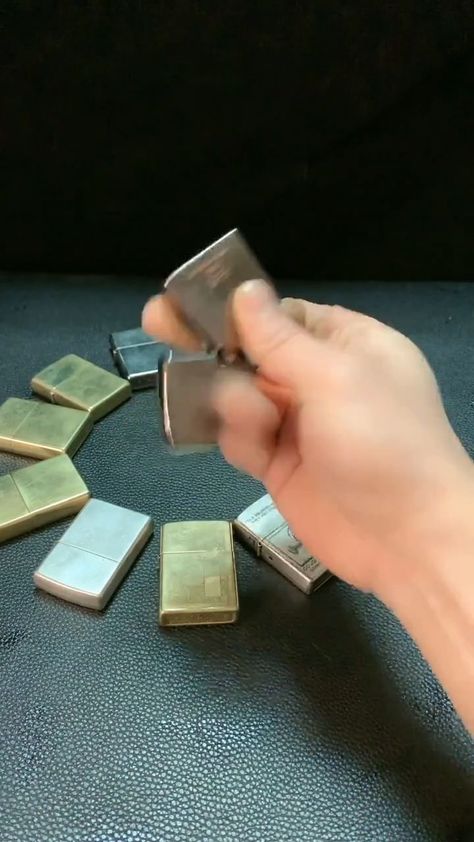 Lighter Tricks, Zippo Lighter Tricks, Magic Tricks Tutorial, Pen Tricks, Hand Tricks, Custom Lighters, Easy Magic Tricks, Cool Lighters, Easy Magic