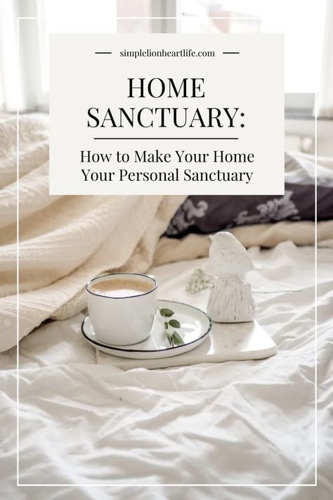 Home Sanctuary: How to Make Your Home Your Personal Sanctuary. Take intentional action to counteract the stress of the outside world by creating a home that feels like your own personal sanctuary. Check out this post for 7 practical ways to start making your home feel like a sanctuary today. Taking steps to turn your home into a place where you truly enjoy spending your time. #homesanctuary #createahomeyoulove #personalsanctuary Home Sanctuary, Life Space, Mom Life Hacks, Clutter Free Home, Calming Activities, Love Your Family, Clearing Clutter, Space Room, Romantic Homes