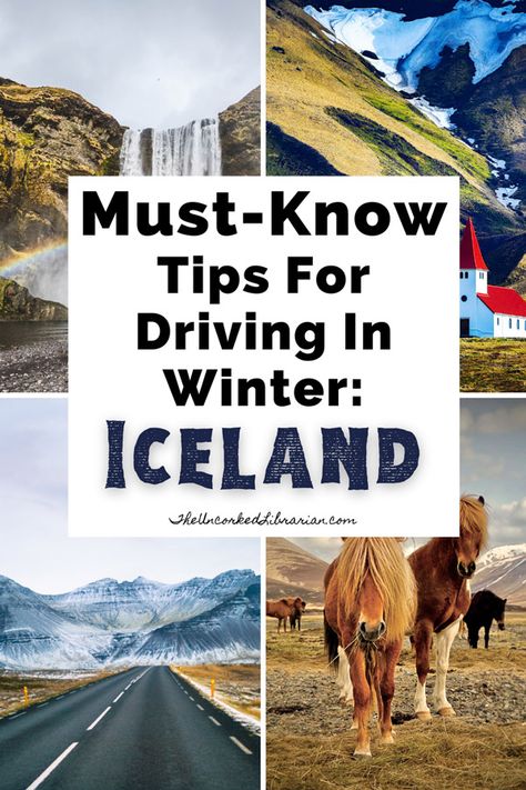 Don't skip these must-know tips for driving in Iceland in winter. Have a wonderful Iceland road trip. Iceland In Winter, Tips For Driving, Snow Covered Mountains, Things To Do In Iceland, Iceland Winter, Iceland Vacation, Iceland Travel Guide, Iceland Travel Tips, Winter Driving