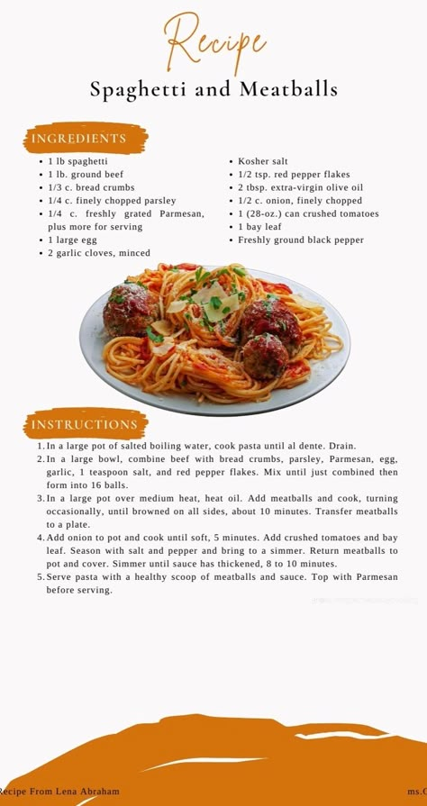 Genshin Food Recipes, Booky Food Recipe, Spaghetti Meatball Recipe, Cartoon Food Recipes, Homemade Recipe Books, Tea Drink Recipes, Homemade Cookbook, Homemade Sauce Recipes, Tasty Recipes Videos