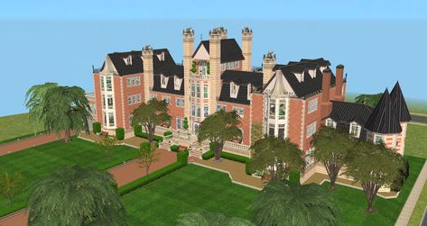 Sims 2 University, Sims 2 House, Pulp Adventure, Sims 3 Mods, Sims Building, Sims 4 Collections, Country Houses, Apartment Life, Small Pool